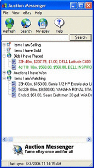 Auction Messenger screenshot